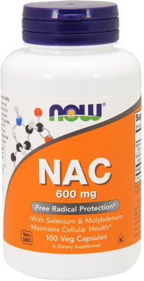 

Now Foods NAC 600 mg 100 Veg Capsules(100 No)