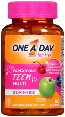 

One A Day for Her VitaCraves Teen Multi 60 Gummies(60 No)