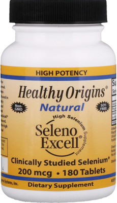 

Healthy Origins Seleno Excell 200 mcg 180 Tablets(180 No)