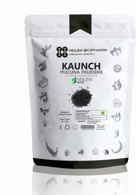 Heilen Biopharm Kaunch Powder 400 Gram Mucuna pruriens / Velvet Beans / Alkusi / Dankuli Chemi(400 g)