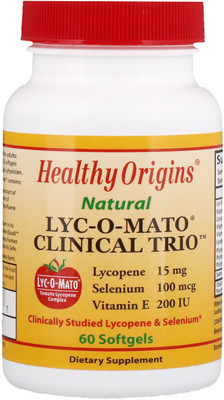 

Healthy Origins Natural Lyc-O-Mato Clinical Trio 60 Softgel(60 No)