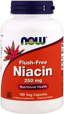 

Now Foods Flush-Free Niacin 250 mg 180 Veg Capsules(180 No)