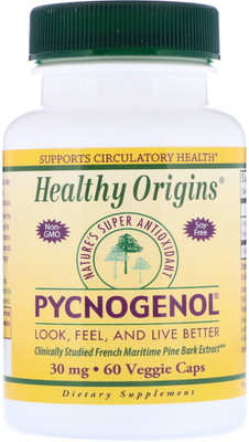 

Healthy Origins Pycnogenol 30 mg 60 Veggie Caps(60 No)