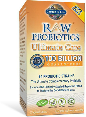 

Garden of Life RAW Probiotics Ultimate Care 30 Veggie Caps (Ice)(30 No)