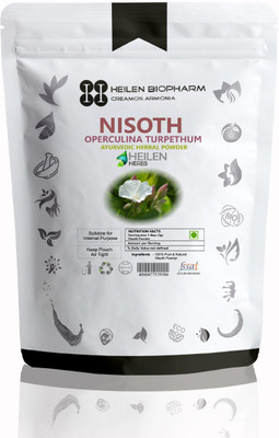 

Heilen Biopharm Nisoth Powder 800 Gm Operculina Turpethum, Terpeth Root / Indian Jalap / Nishothra(800 g)