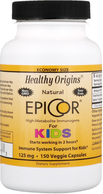 

Healthy Origins EpiCor for Kids 125 mg 150 Veggie Caps(150 No)