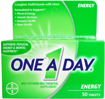 One A Day Energy Multivitamin/Multimineral Supplement 50 Tablets(50 No)