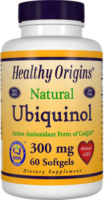 

Healthy Origins Ubiquinol Kaneka QH 300 mg 60 Softgels(60 No)