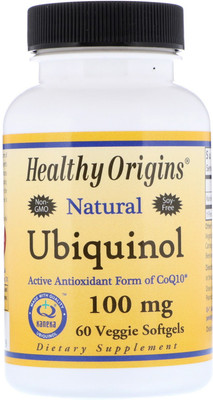 

Healthy Origins Ubiquinol Kaneka QH 100 mg 60 Veggie Softgels(60 No)