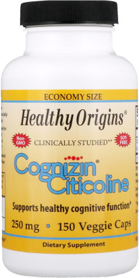 

Healthy Origins Cognizin Citicoline 250 mg 150 Veggie Caps(150 No)