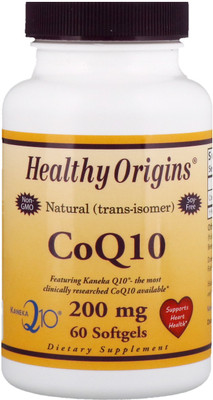 

Healthy Origins CoQ10 Kaneka Q10 200 mg 60 Softgels(60 No)