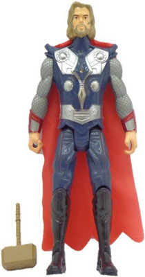

MobiNok Super Heroes BIG SIZE Action Figure thor(Red, Blue)