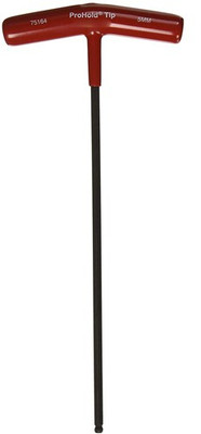 BONDHUS 75164 5.0mm ProHold Ball End T-Handle Allen Key Set