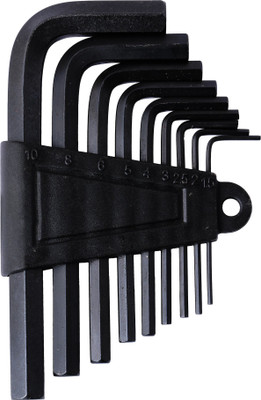 TOOLBUX 9 Pcs L-Shape Hex Key Repair Tools Powerful Type Allen Wrench Set High Quality Allen Key Set Allen Key Set