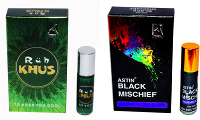 

Astin Ruh Khus and Black Mischief Special UAE Edition Floral Attar(Floral)