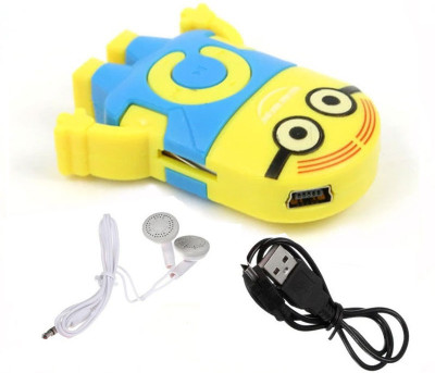 

BUY SURETY Cute Minions design play music from external TF card Allows you to enjoy your favorite music at anytime and anywhere Comes with earphones and data cable USB Support and SD Card Support All Audio Format MP3-M4B 32 GB MP3 Player(Multicolor, 0 Dis