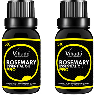 

VIHADO Rosemary Essential Oil 5x Fast (25 ml) (Pack of 2)(25 ml)