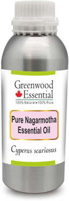 

Greenwood Essential Pure Nagarmotha Essential Oil (Cyperus scariosus) 100% Natural Therapeutic Grade Steam Distilled(300 ml)
