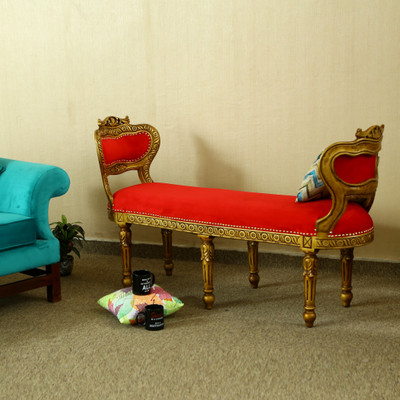 Home Edge Sheesham Wood Solid Wood 2 Seater(Finish Color - TEAK)