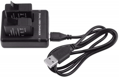 

Action Pro Dual USB Battery Charger Camera Battery Charger(Black)