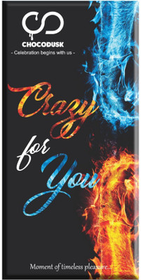 

Chocodusk Crazy for You Chocolate Bar, 85 gram Bars(85 g)