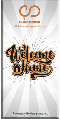 

Chocodusk Welcome Home Chocolate Bar, 85 gram Bars(85 g)