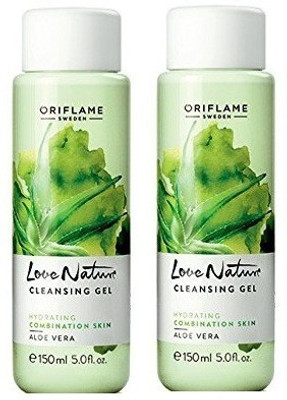 

Oriflame Love Nature Cleansing Gel Aloe Vera (Pack Of 2)(150 ml)