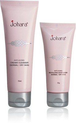 

Johara Anti - Aging Revitalizing Moisturizer (50g) + Creamy Cleanser (75ml) - for normal to dry skin(Set of 2)