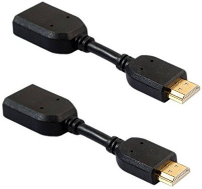 

Teratech (Pack of 2) Hdmi Extension Cable Male to Female Full HD 1080P Support For TV HDMI Adapter(Compatible with TV, Black)