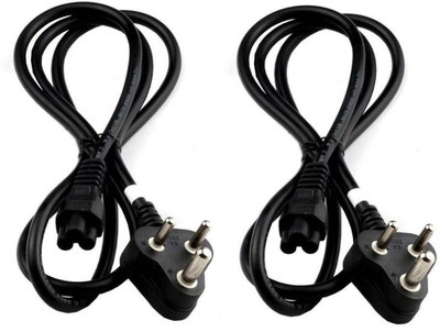 

Teratech (Pack of 2) 1.5 Meter 3 Pin Power Supply Cable Cord Laptop Adapter Charger Power Cord(Compatible with Laptop, Black)