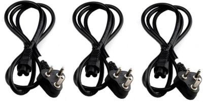 

Teratech (Pack of 3) POWER CABLE CORD 3 PIN For LAPTOP ADAPTER CHARGER 1.5 Meter Power Cord(Compatible with Laptop, Black)
