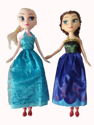 

Sheny True Love Sisters Princess Elsa & Princess Anna Ideal Kids Toys(Multicolor)