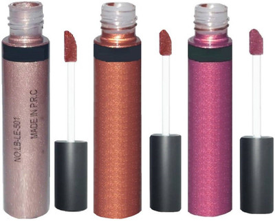 

tanvi27 WATER PROOF SHINY MATTE LIQUID EYE SHADOW 36 ml(BROWN, COPPER, PINK)