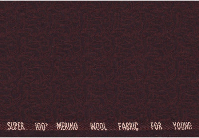 J. HAMPSTEAD Pure Wool Solid Trouser Fabric(Unstitched)