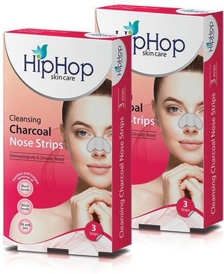 

Hip Hop Charcoal Nose Strips (Women) - Blackhead Remover (Pack of 2)(6 g)