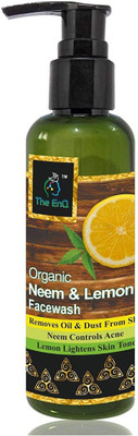 

The EnQ Organic Neem & Lemon Face Wash SLS And Paraben Free || Anti Acne || Skin Glow || Face Wash(200 ml)