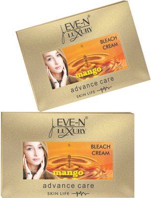 EVE-N Mango Bleach Cream 60gm + 60gm ( Pack of 2 )(120 g)