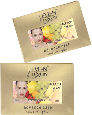 

EVE-N Fruticana Bleach Cream 60gm + 60gm ( Pack of 2 )(120 g)