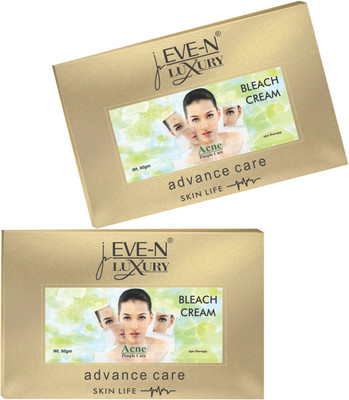 

EVE-N Acne Bleach Cream 60gm + 60gm ( Pack of 2 )(120 g)