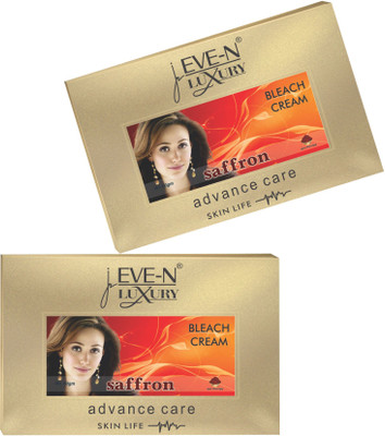 

EVE-N Saffron Bleach Cream 60gm + 60gm ( Pack of 2 )(120 g)