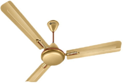 Orient Ecoquasar-golden-618 3 Blade Ceiling Fan(Multicolor, Pack of 1), Brown