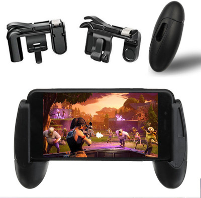 

MobiNok PUBG Mobile Trigger joystick handle pubg fire key Sensitive Shoot and Aim for PUBG Game Controller, Gaming Grip Remote Control Gaming Accessory Kit(Black, For Android, iOS)