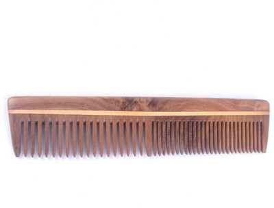 

S K Enterprises Neem Wood Hair Comb 100% Hand made Anti-Dandruff Comb, For men & Women
