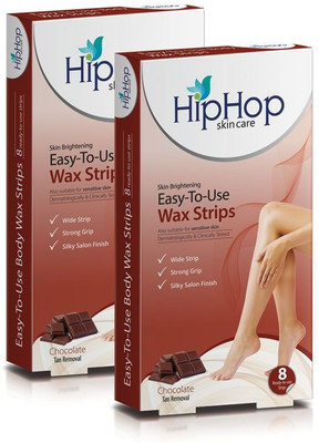 

Hip Hop Body Wax Strips with Argan Oil - Chocolate (Pack of 2) Strips(16 Strips, Set of 2)