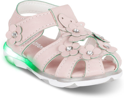 KITTENS Girls Velcro Flats(Pink