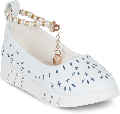

KITTENS Girls Slip on Ballerinas(Blue