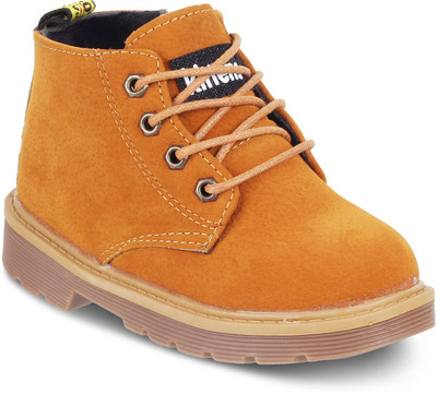 

KITTENS Boys Slip on Casual Boots(Brown