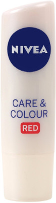 

Nivea Care & Colour Lip Balm - Red N/A(Pack of: 1, 4.8 g)