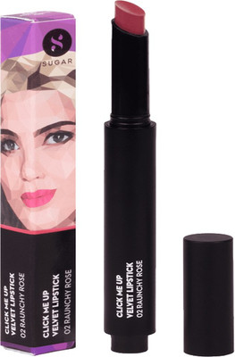 

Sugar Click Me Up Velvet Lipstick(02-Raunchy Rose)