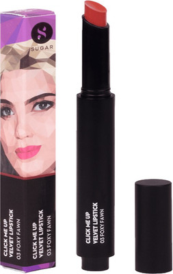 

Sugar Click Me Up Velvet Lipstick(03-Foxy Dawn)